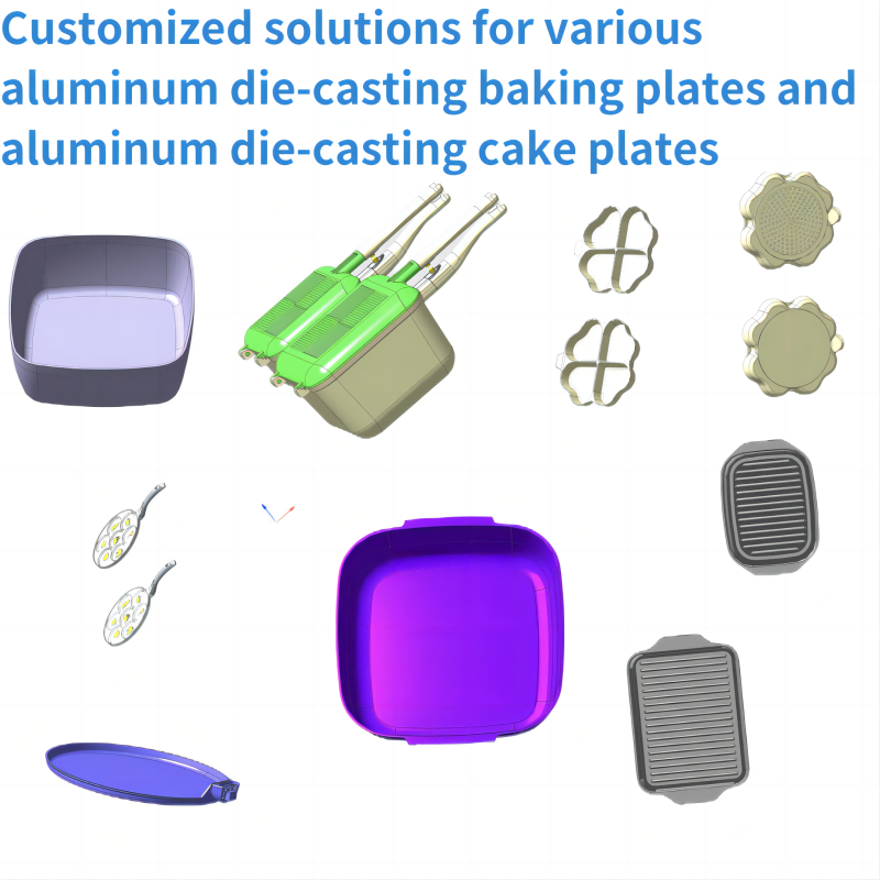 Kundenspezifische Druckgussprozesse für mehrere Küchenutensilien aus Aluminiumlegierungen