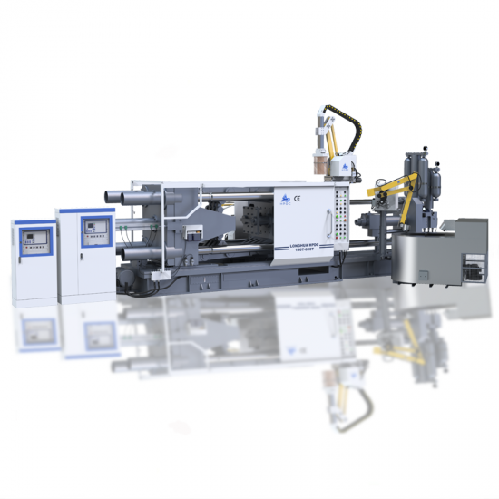 Intelligente horizontale Druckgussmaschine LH-HPDC 220T zur Herstellung energiehydraulischer Ventilteile