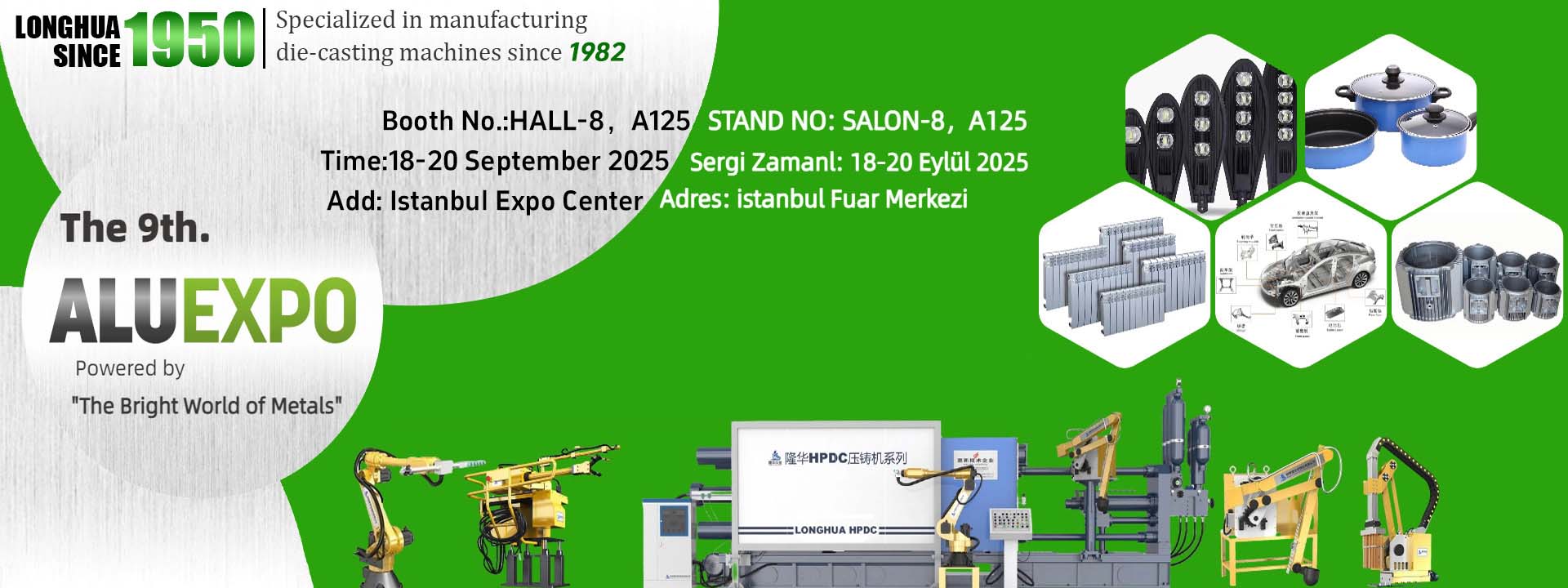 Herzlichen Glückwunsch zur erfolgreichen Eröffnung der 9. Internationalen Aluminiumindustrieausstellung der Türkei (Aluexpo) 2025!